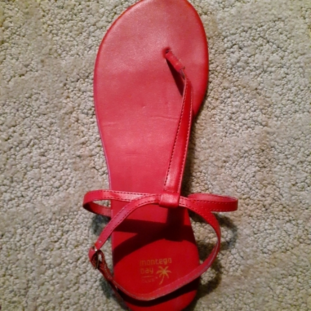 Red sandals - Picture 4 of 4